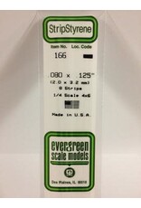Evergreen STRIPS.080"X.125" (8/PK)