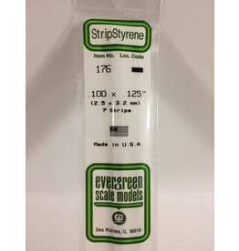 Evergreen STRIPS.100"X.125" (7/PK)