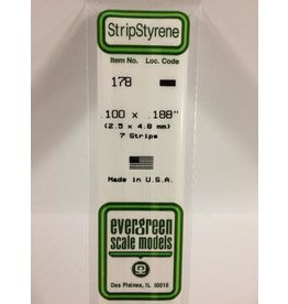 Evergreen STRIPS.100"X.188" (7/PK)