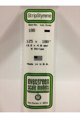Evergreen STRIPS.125"X.188" (6/PK)