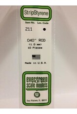 Evergreen ROD-.040" (10/PK)