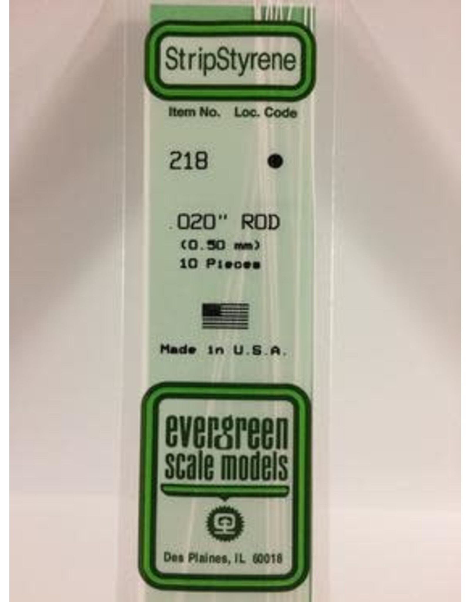 Evergreen ROD-.020" (10/PK)