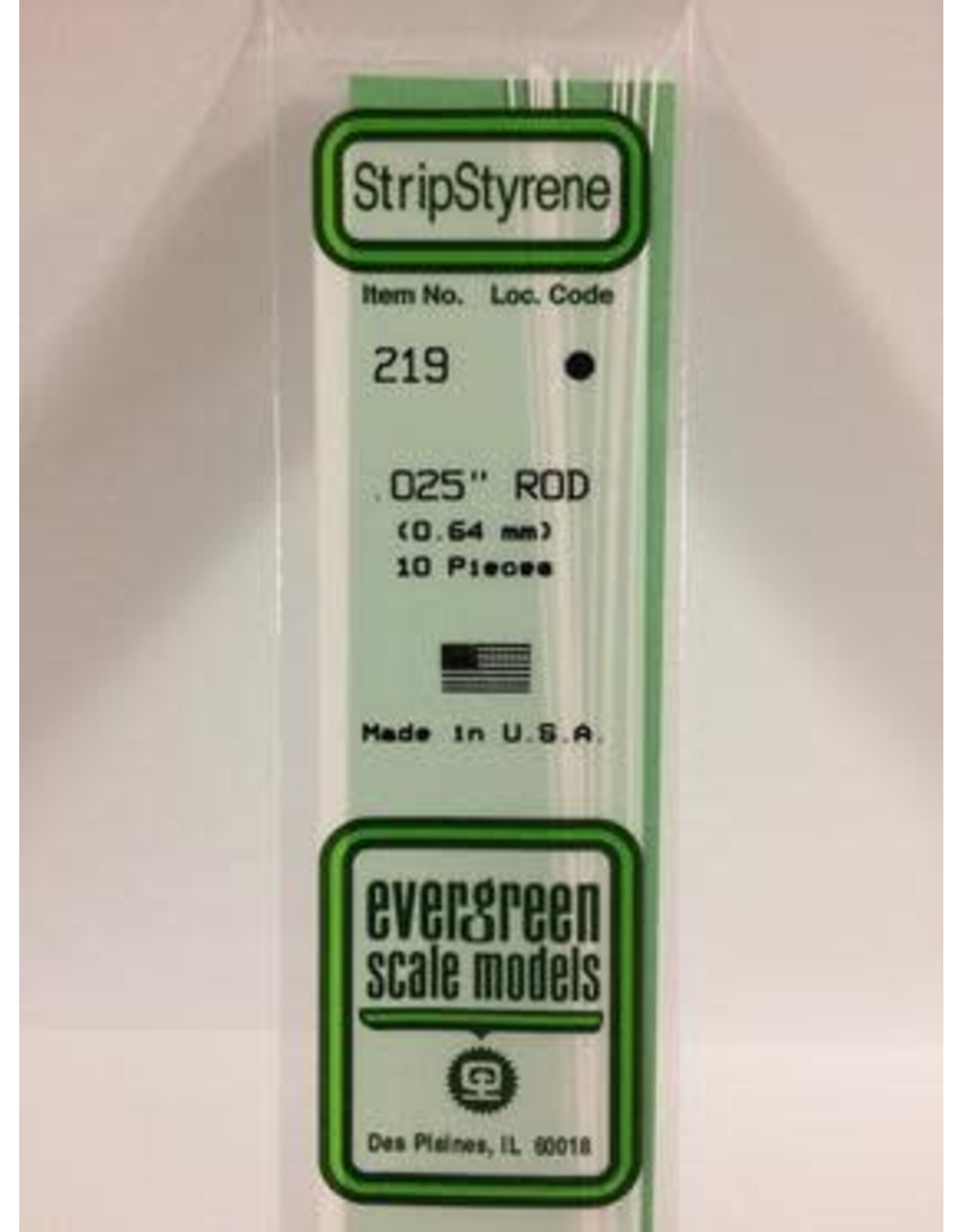 Evergreen ROD-.025" (10/PK)