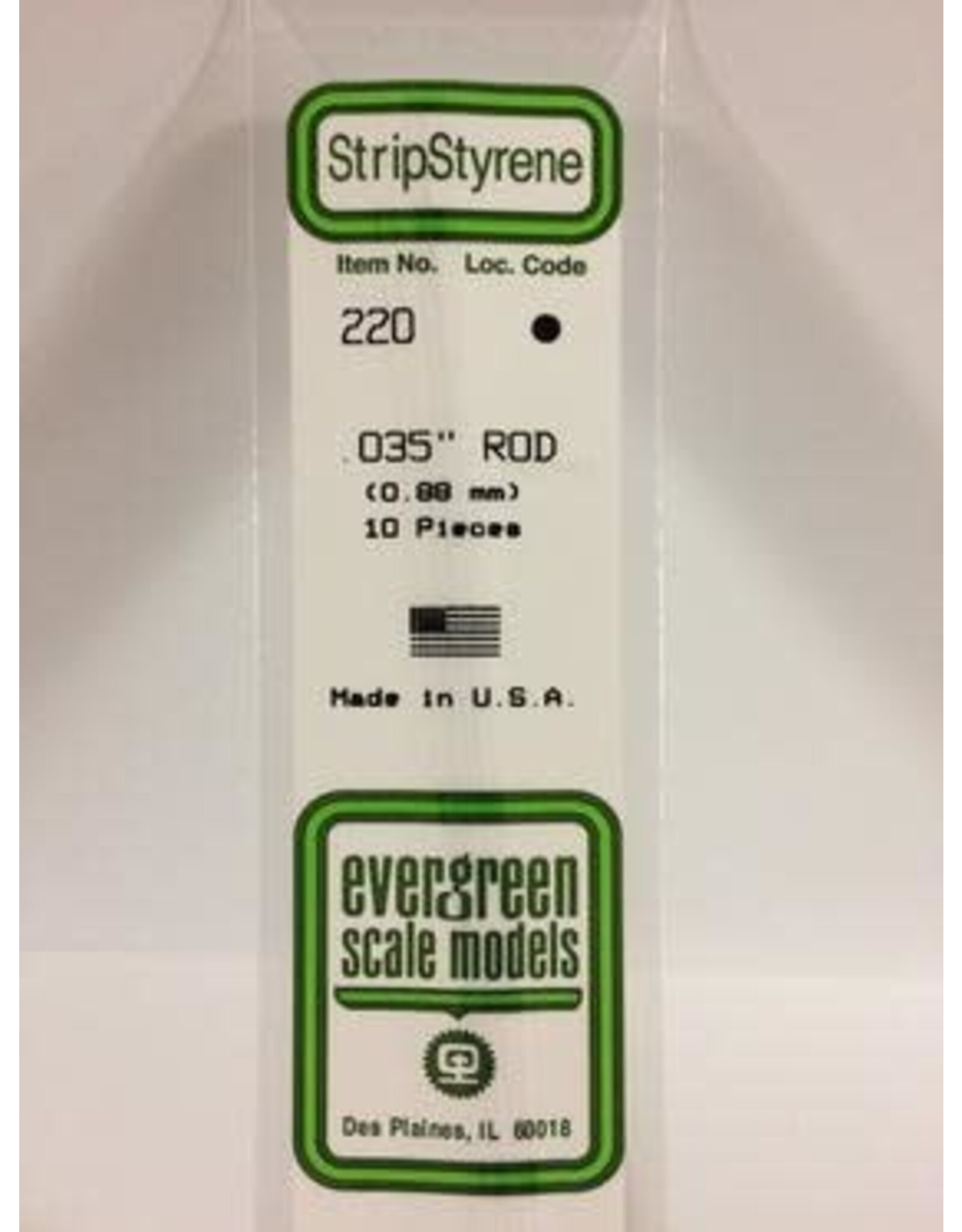 Evergreen ROD-.035" (10/PK)