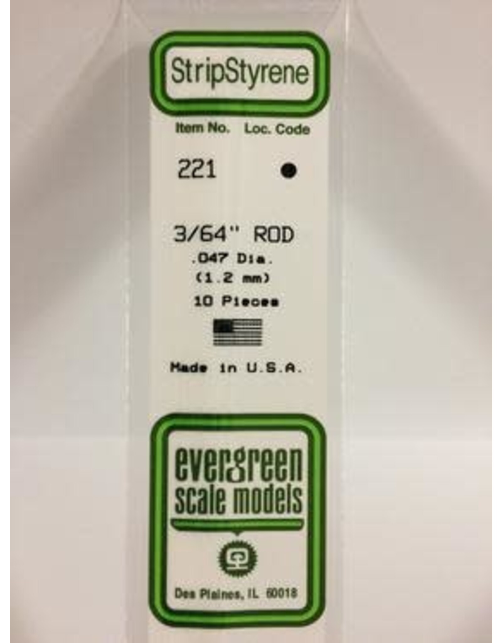 Evergreen ROD-.047" (10/PK)
