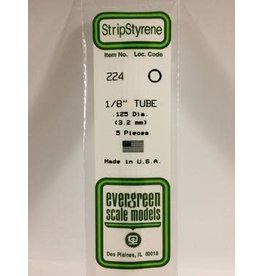 Evergreen TUBE-.125" (5/PK)