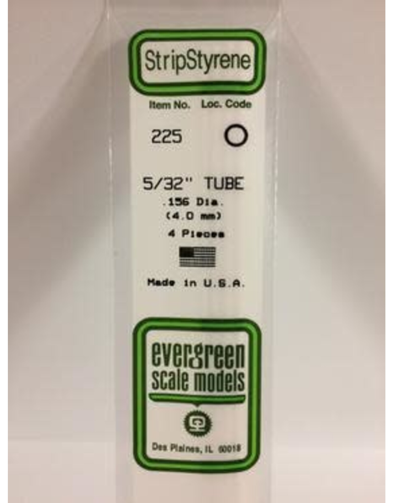 Evergreen TUBE-.156" (4/PK)
