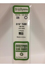 Evergreen TUBE-.187" (4/PK)
