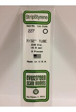 Evergreen TUBE-.219" (3/PK)