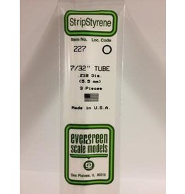 Evergreen TUBE-.219" (3/PK)