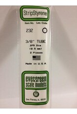 Evergreen TUBE-.375" (2/PK)