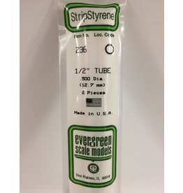 Evergreen TUBE-.500" (2/PK)