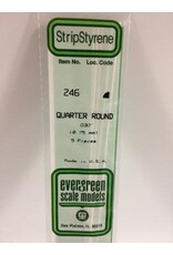 Evergreen QUARTER ROUND-.030(5/PK)