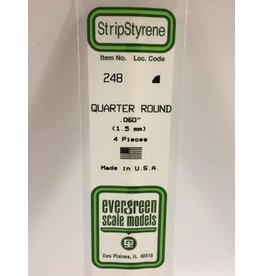 Evergreen QUARTER ROUND-.060(4/PK)