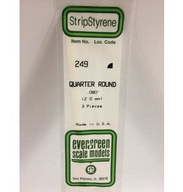 Evergreen QUARTER ROUND-.080(3/PK)