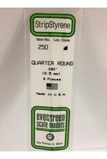 Evergreen QUARTER ROUND-.100(3/PK)