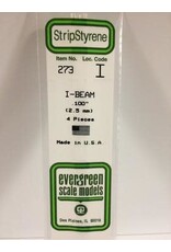 Evergreen I BEAM-.100"(4/PK)
