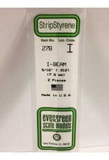 Evergreen I BEAM-.312"(2/PK)