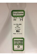 Evergreen H COLUMN-.080"(4/PK)