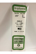 Evergreen ANGLE-.250" (2/PK)