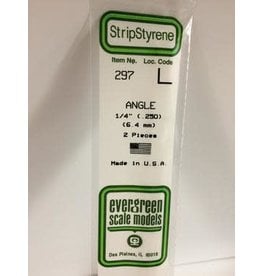 Evergreen ANGLE-.250" (2/PK)