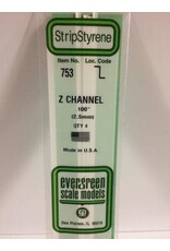 Evergreen 14" Z CHANNELS2.5MM (4PCS)