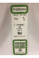 Evergreen 14" Z CHANNELS3.1MM (3PCS)