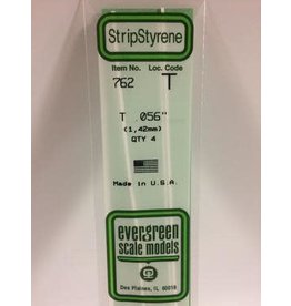 Evergreen 14" T CHANNELS1.42 MM (4PCS)