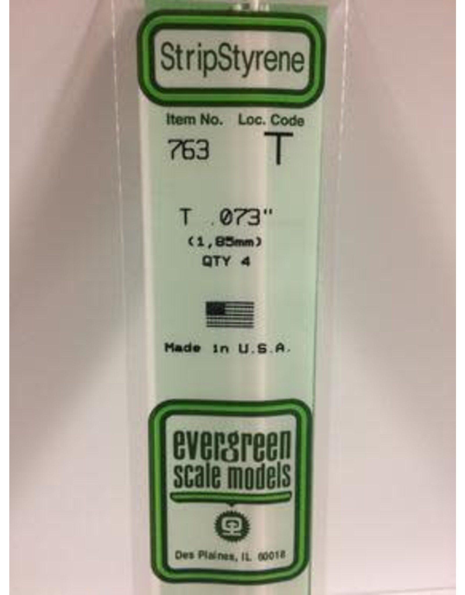 Evergreen 14" T CHANNELS1.88 MM (4PCS)