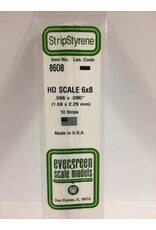 Evergreen HO STRIPS-6"X8"(10/PK)