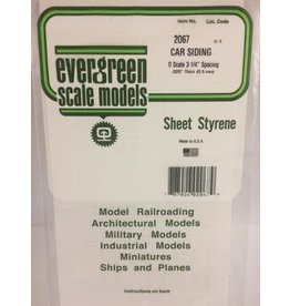 Evergreen .020" SIDING-"O"SCALE CAR