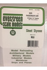 Evergreen PASSENGER CARSIDING-"HO" SCALE