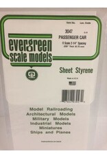 Evergreen PASSENGER CARSIDING-"O" SCALE