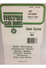 Evergreen .040" SIDING-"O"SCALE CAR