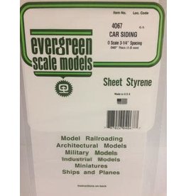 Evergreen .040" SIDING-"O"SCALE CAR