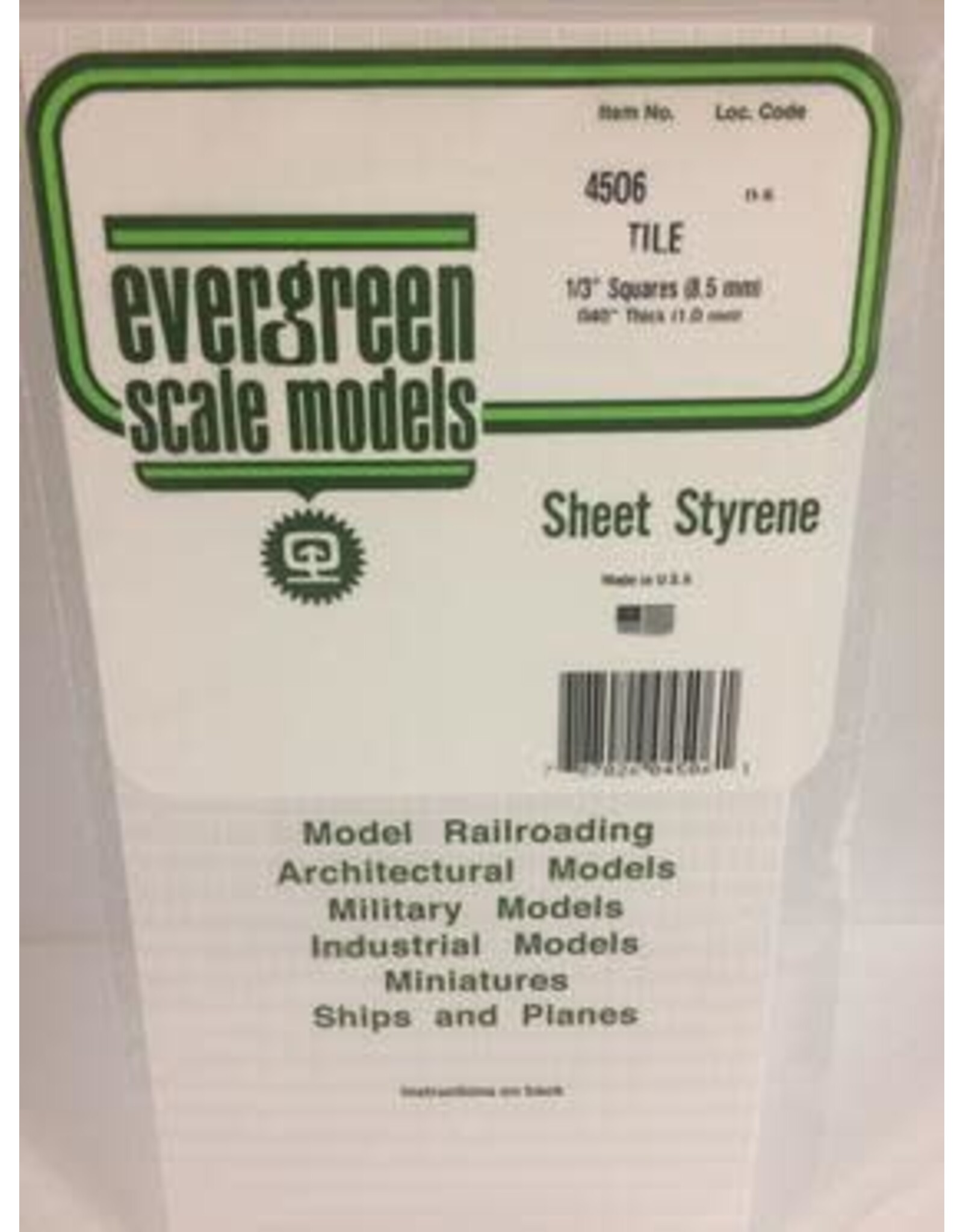 Evergreen SQUARE TILE-1/3"