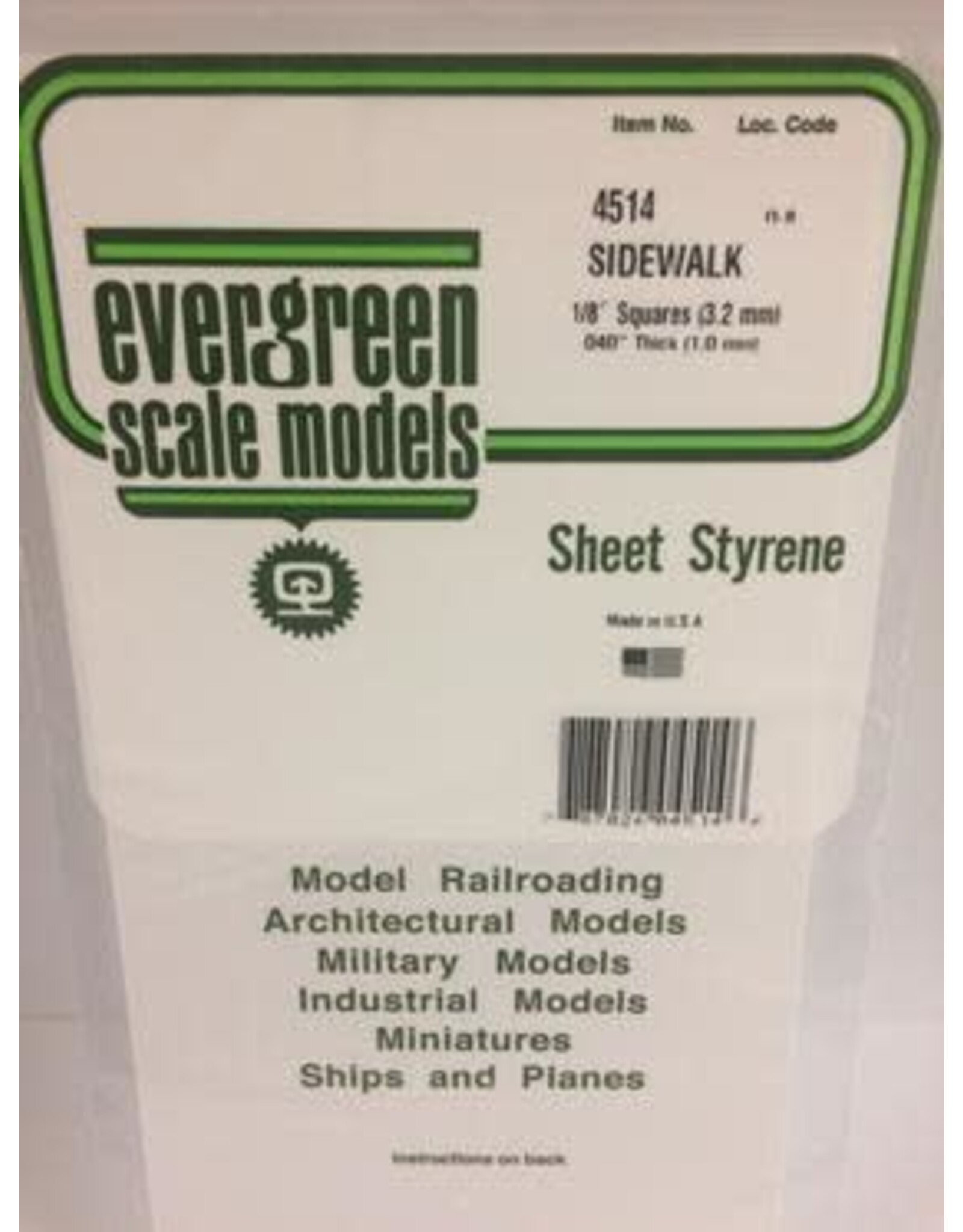 Evergreen SIDEWALK-1/8"