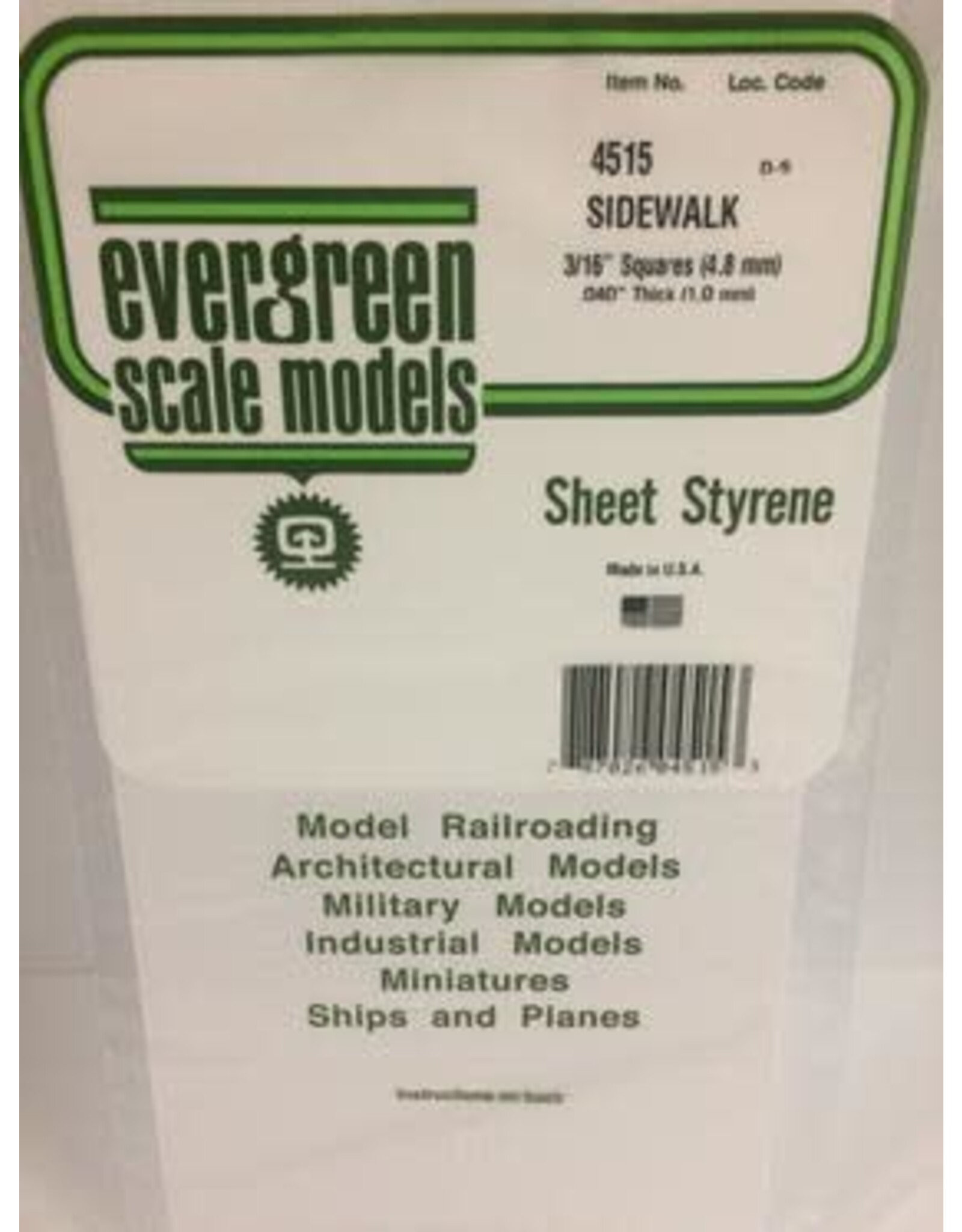 Evergreen SIDEWALK-3/16"