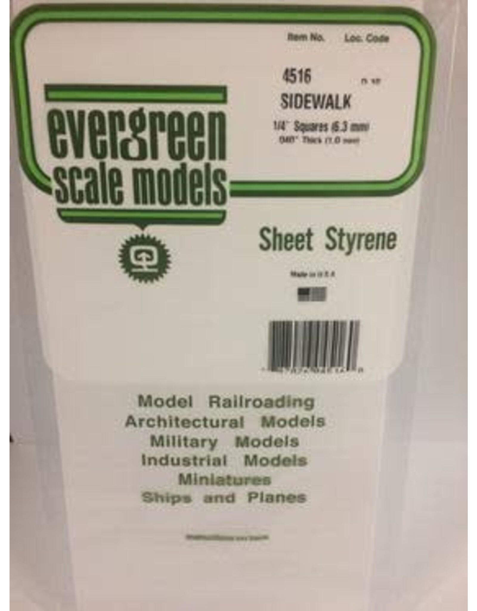 Evergreen SIDEWALK-1/4"