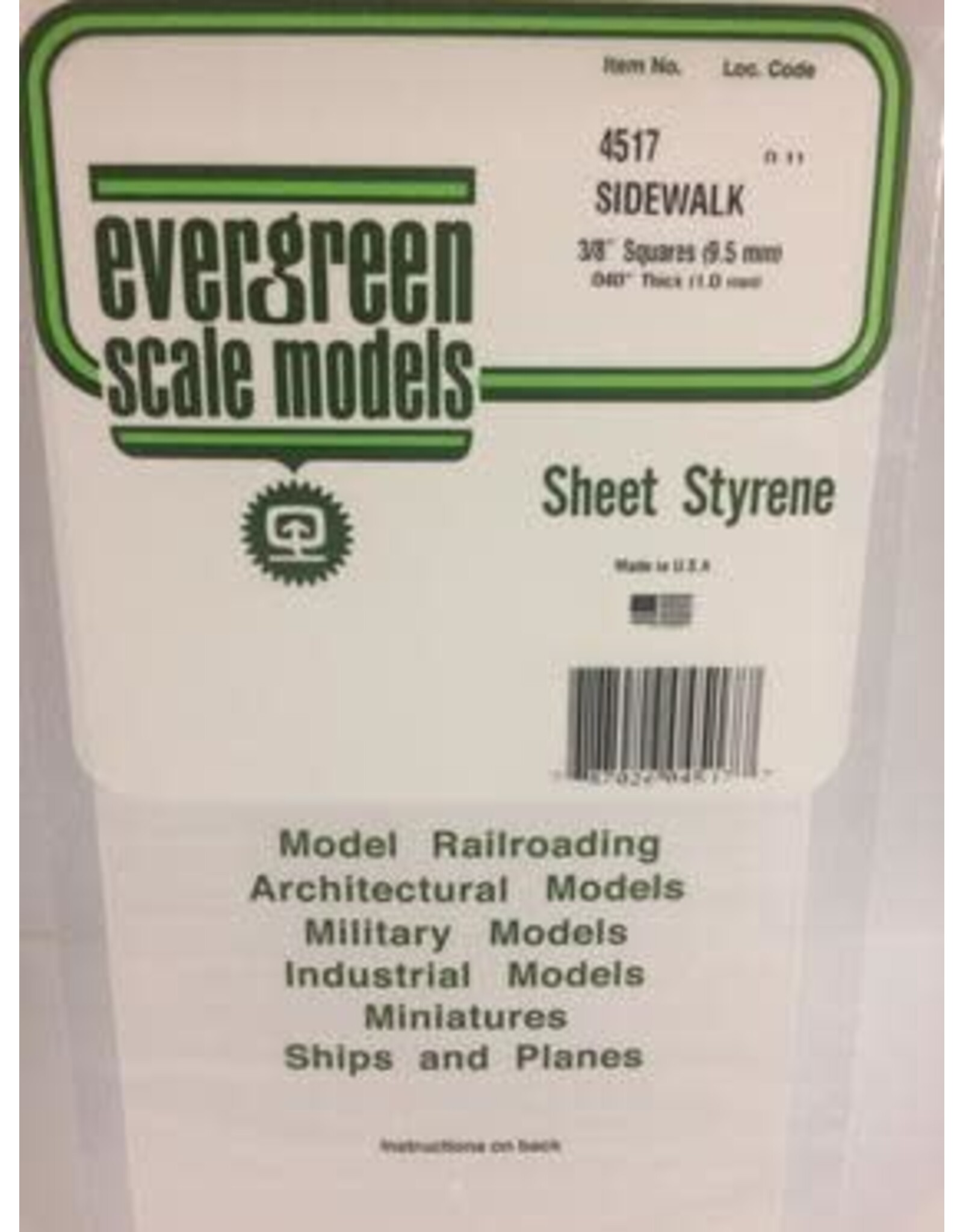 Evergreen SIDEWALK-3/8"