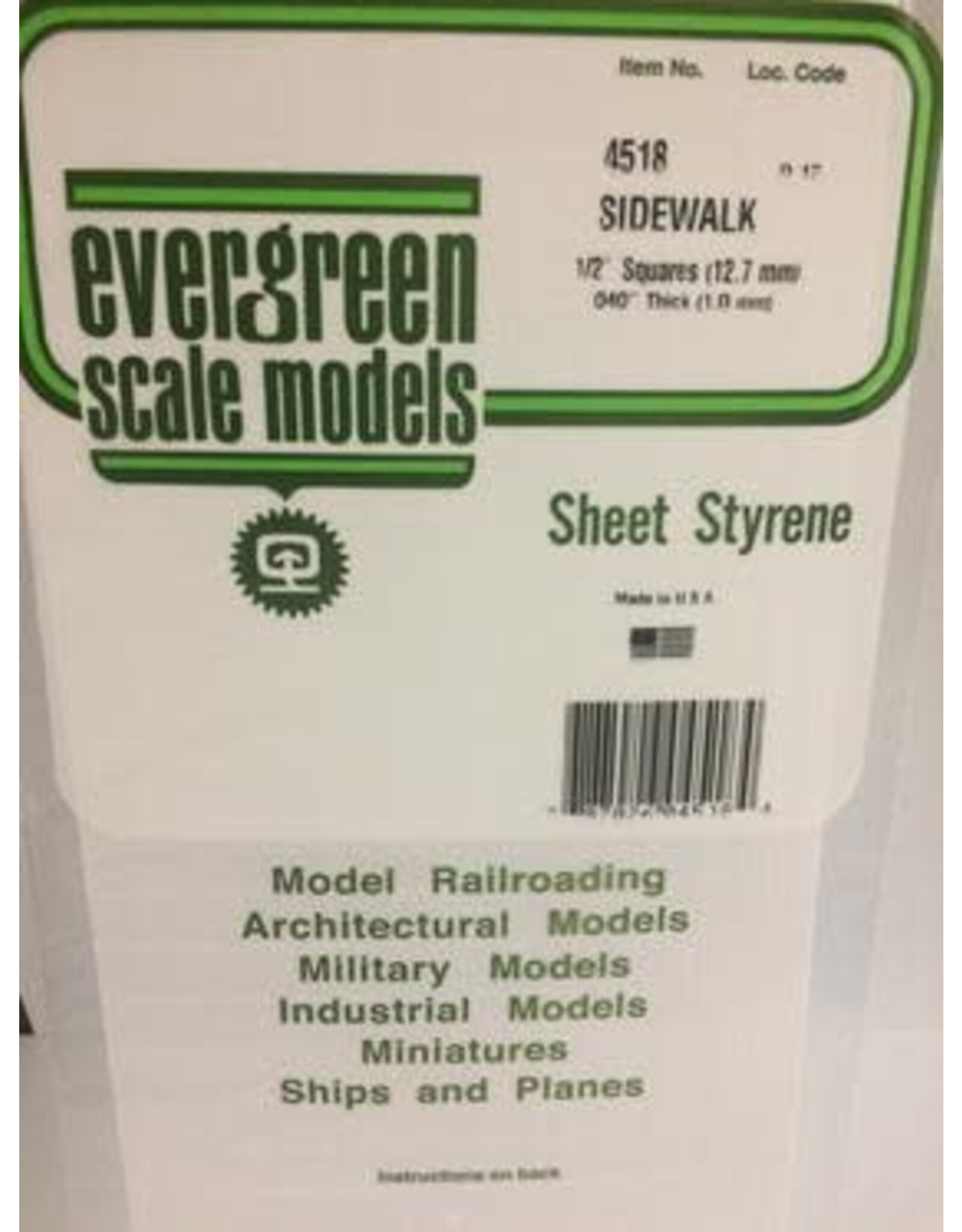 Evergreen SIDEWALK-1/2"