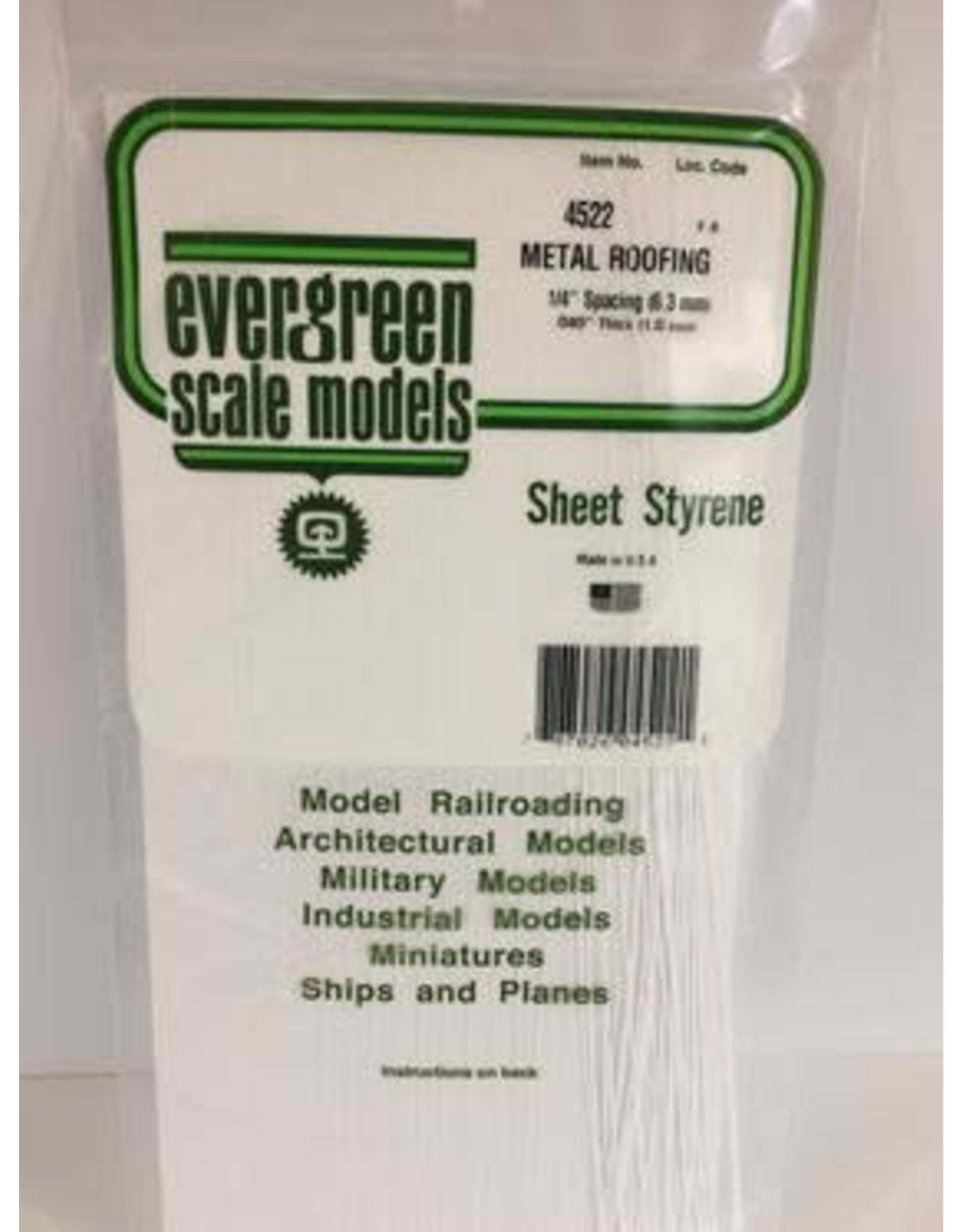 Evergreen SEAM ROOF-1/4"