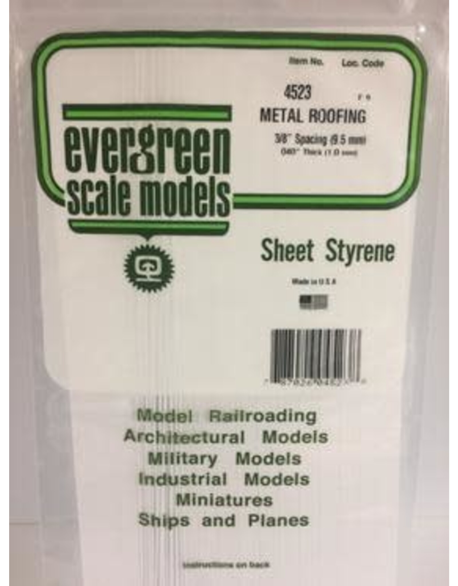 Evergreen SEAM ROOF-3/8"