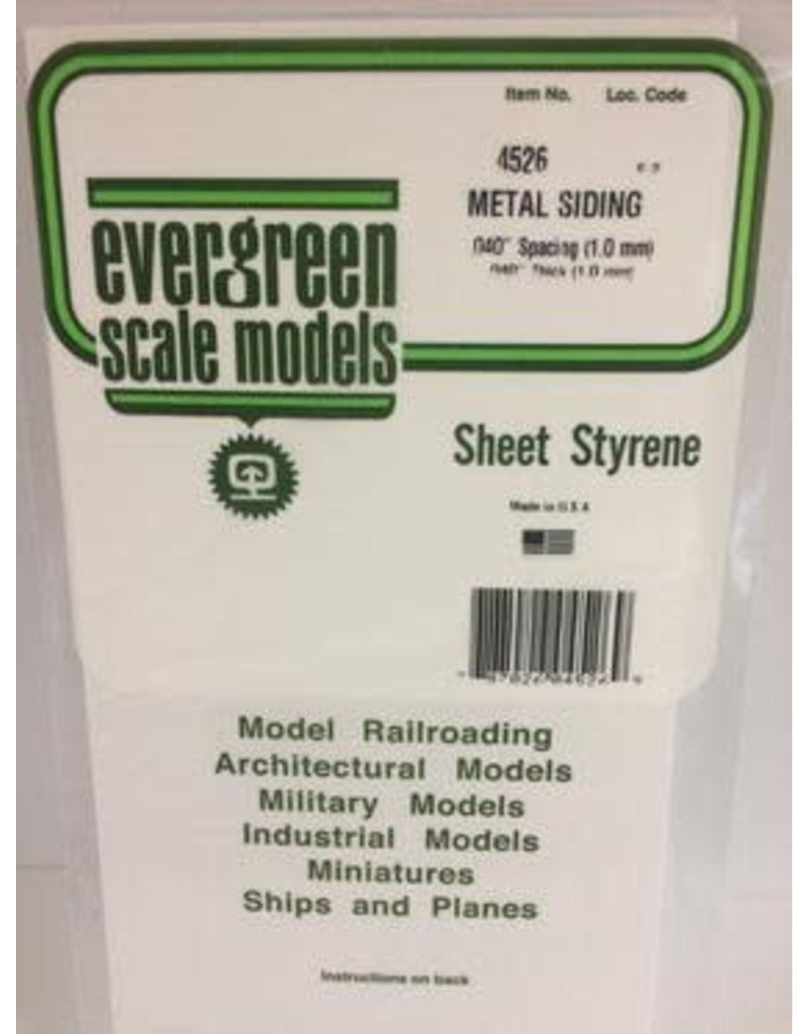 Evergreen METAL SIDING-.040