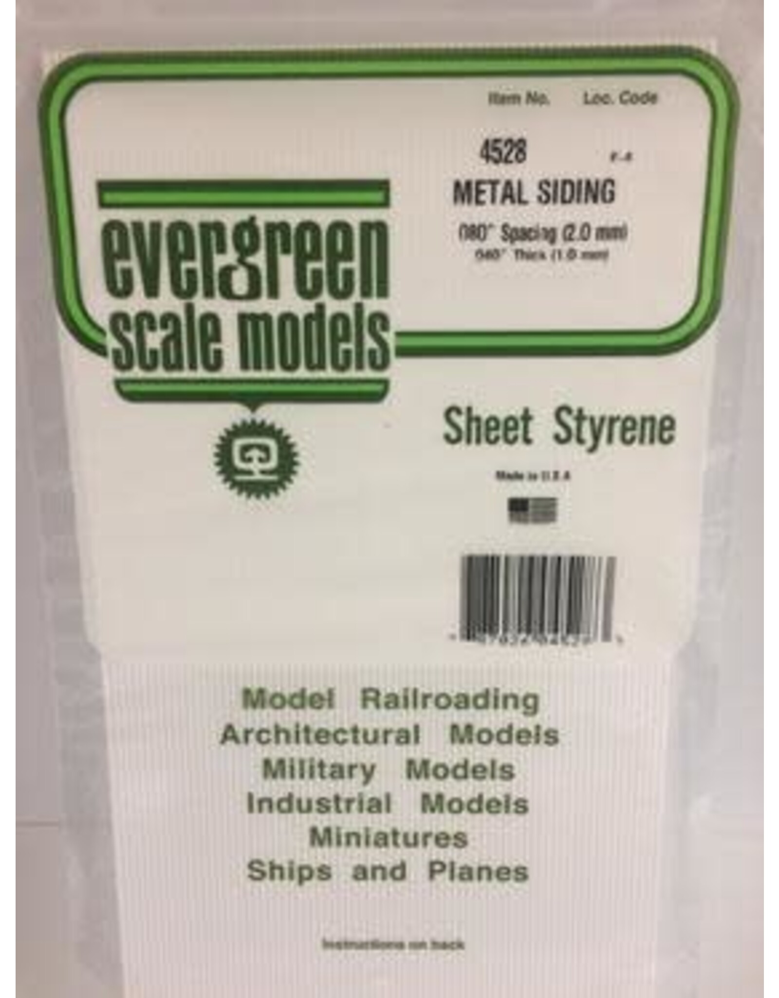 Evergreen METAL SIDING-.080