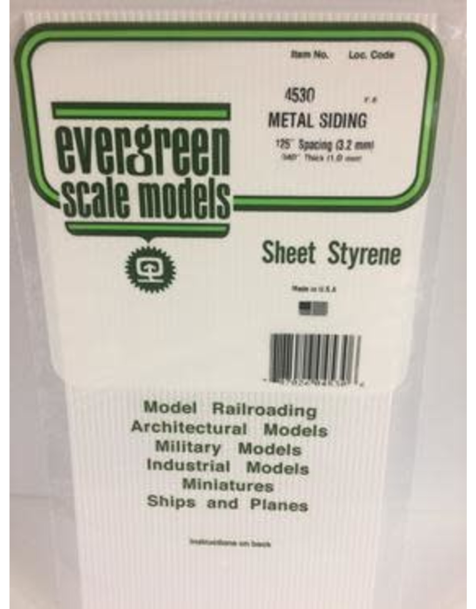 Evergreen METAL SIDING-.125