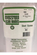Evergreen 6X12 CLEAR SHEET-.010" (2/PK)