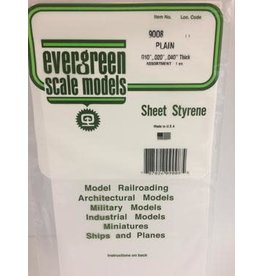 Evergreen 6X12 PLAIN SHEET-ASSORTMENT
