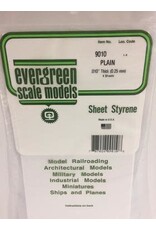 Evergreen 6X12 PLAIN SHEET-.010" (4/PK)