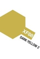 Tamiya Acrylic Mini XF-88 Dark Yellow Paint, 10ml Bottle